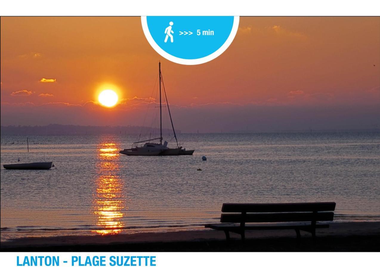 Appt Lanton Plage - Port 6 Voyageurs エクステリア 写真