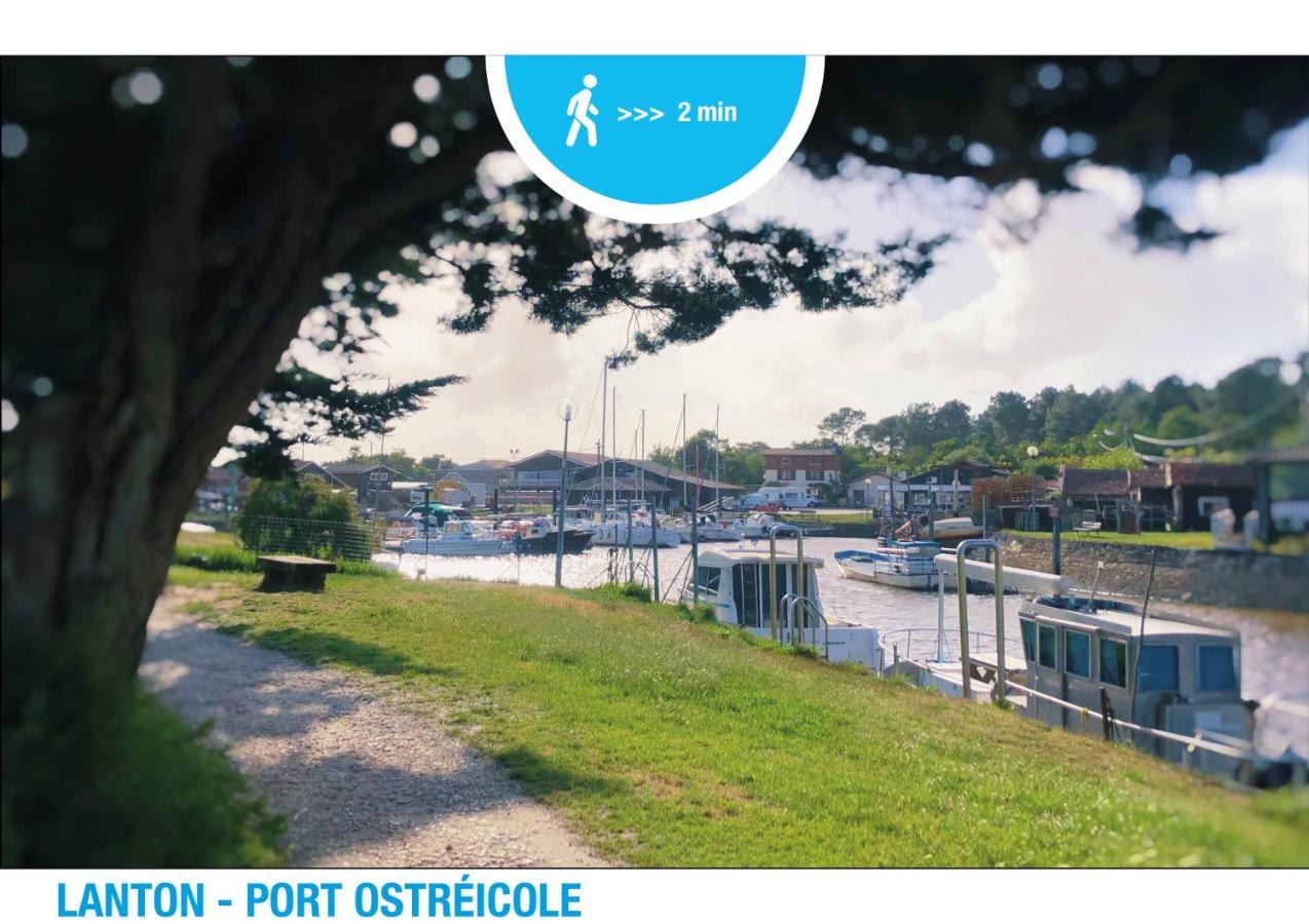 Appt Lanton Plage - Port 6 Voyageurs エクステリア 写真